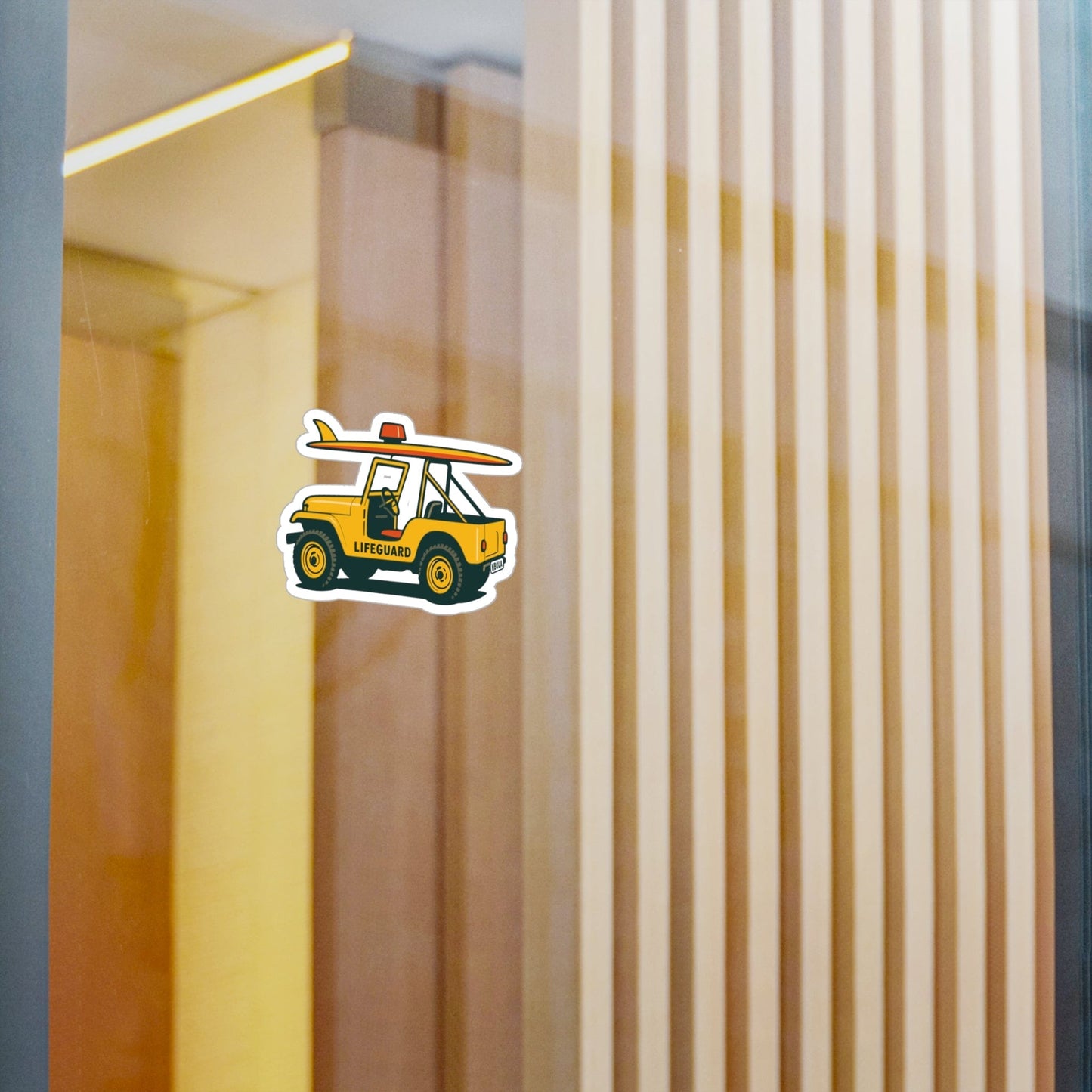 Lifeguard Jeep Sticker