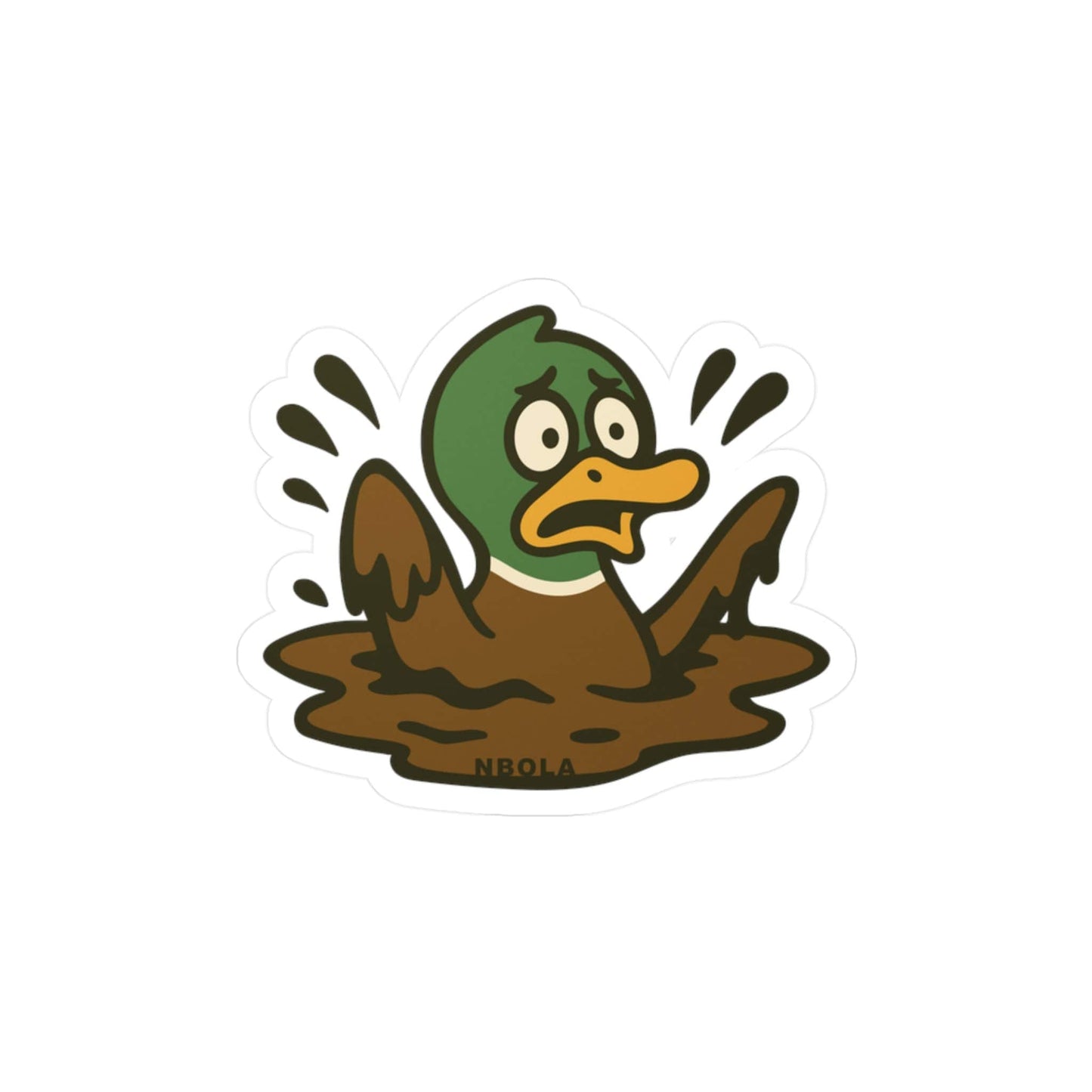Mud Duck Sticker